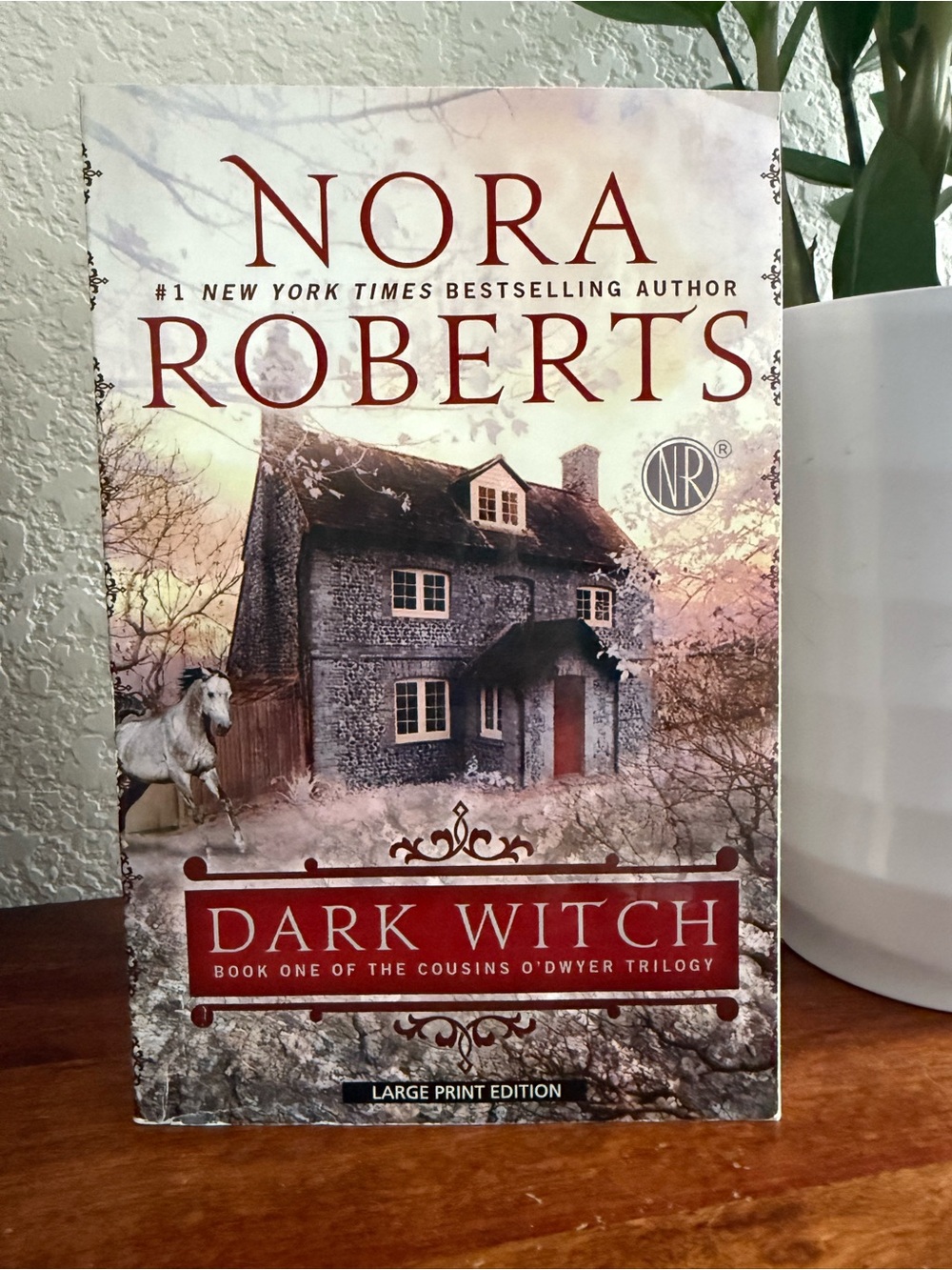Nora Roberts "Dark Witch" Paperback - Red Accent Cover